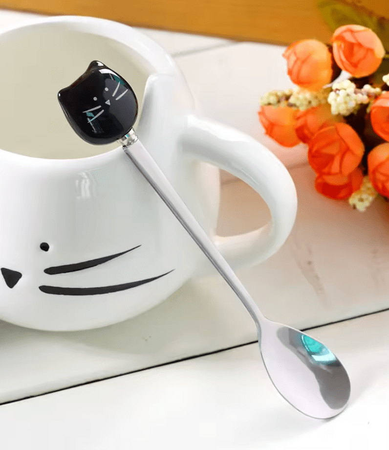 Cute Ceramic Cat Mug - Whisker's Wardrobe