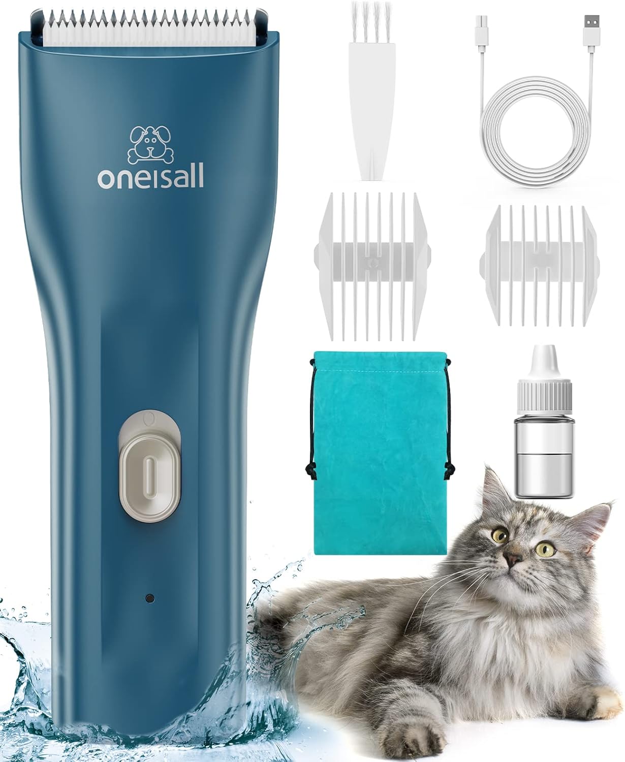 Pet Cat Clipper + 6 pc Set - Whisker's Wardrobe